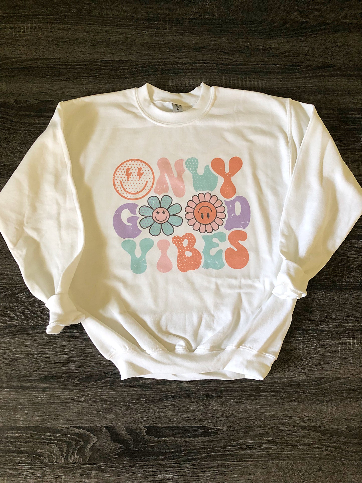 KIDS Only Good Vibes Crewneck