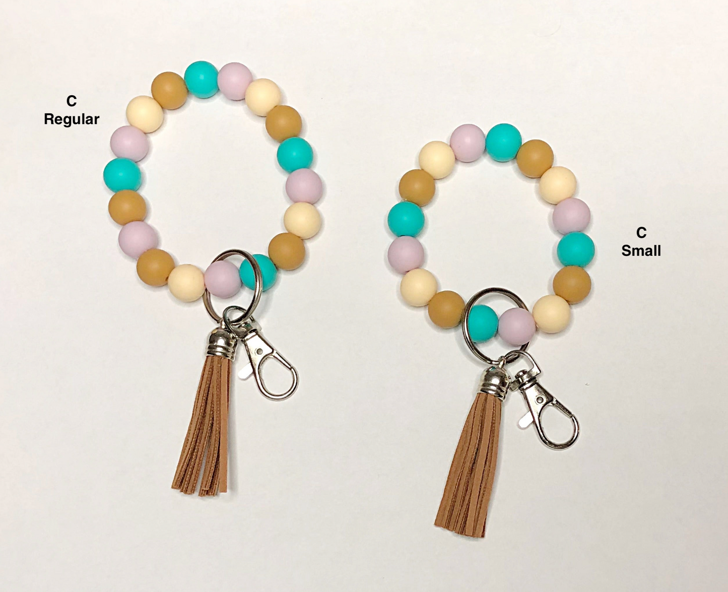 Beige Keychains