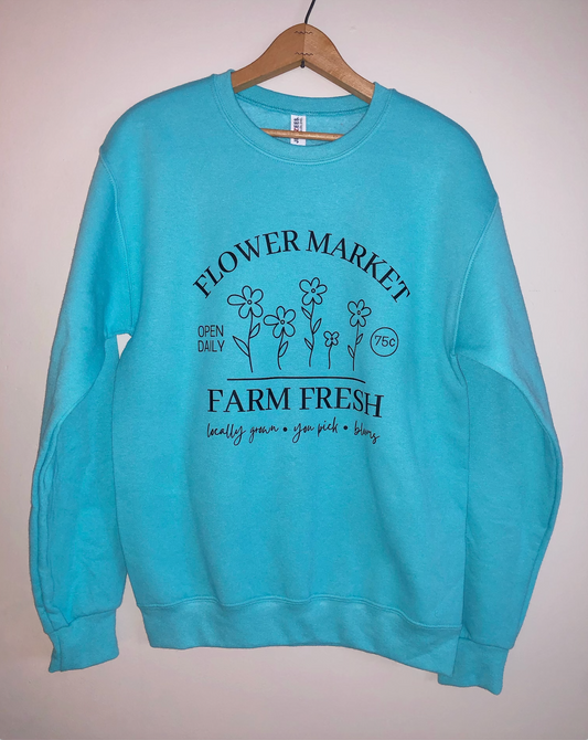 Flower Market Crewneck Sweatshirt