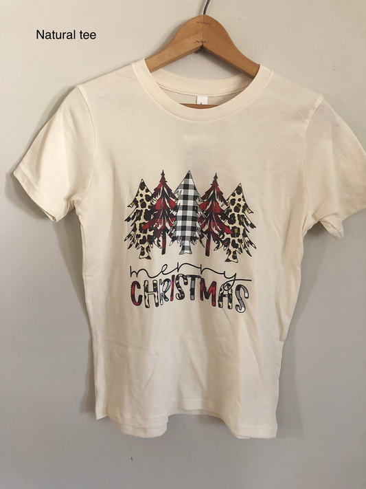 Buffalo Plaid Christmas Trees- Kids *Final Sale*