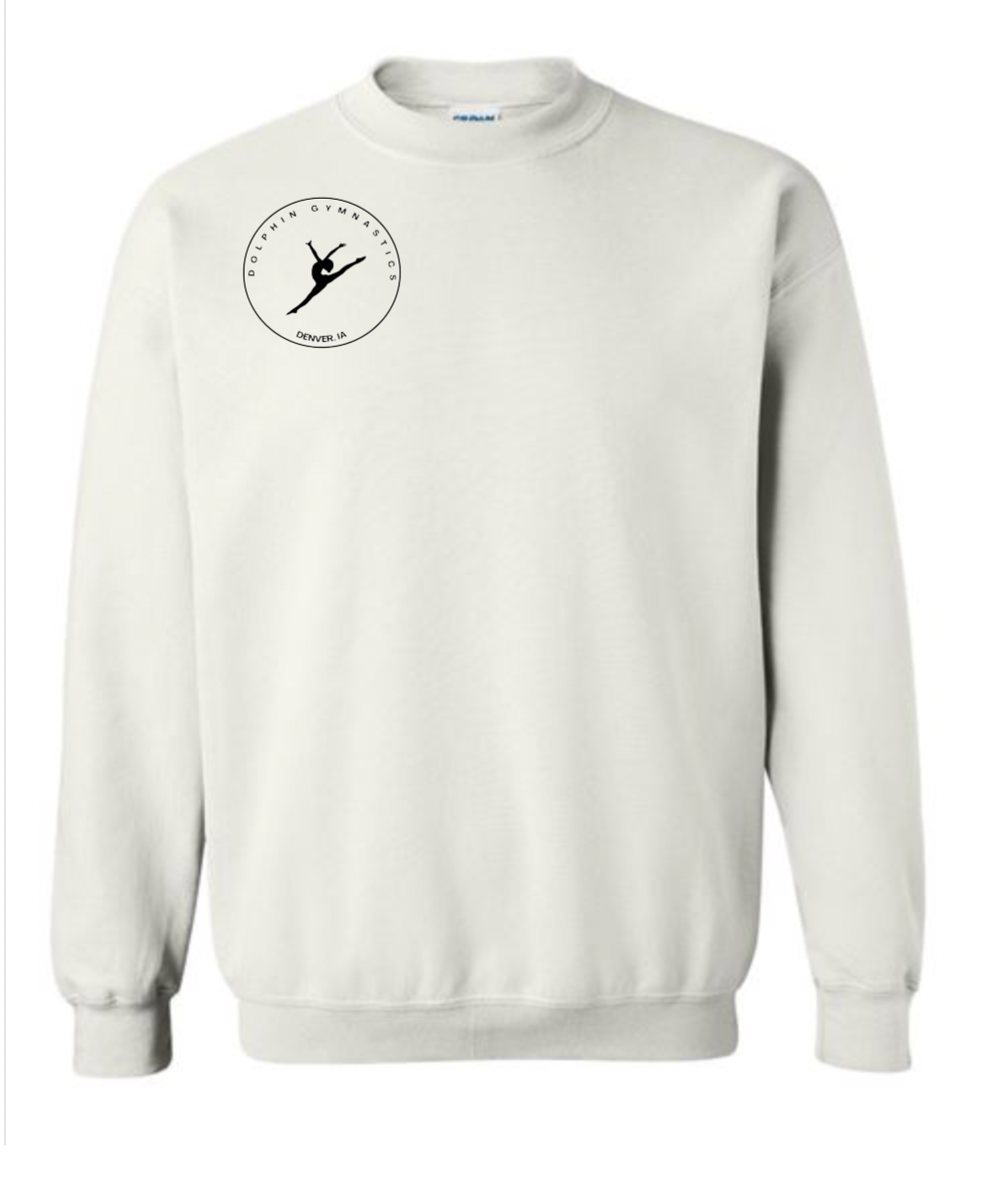 Adult- White Crewneck