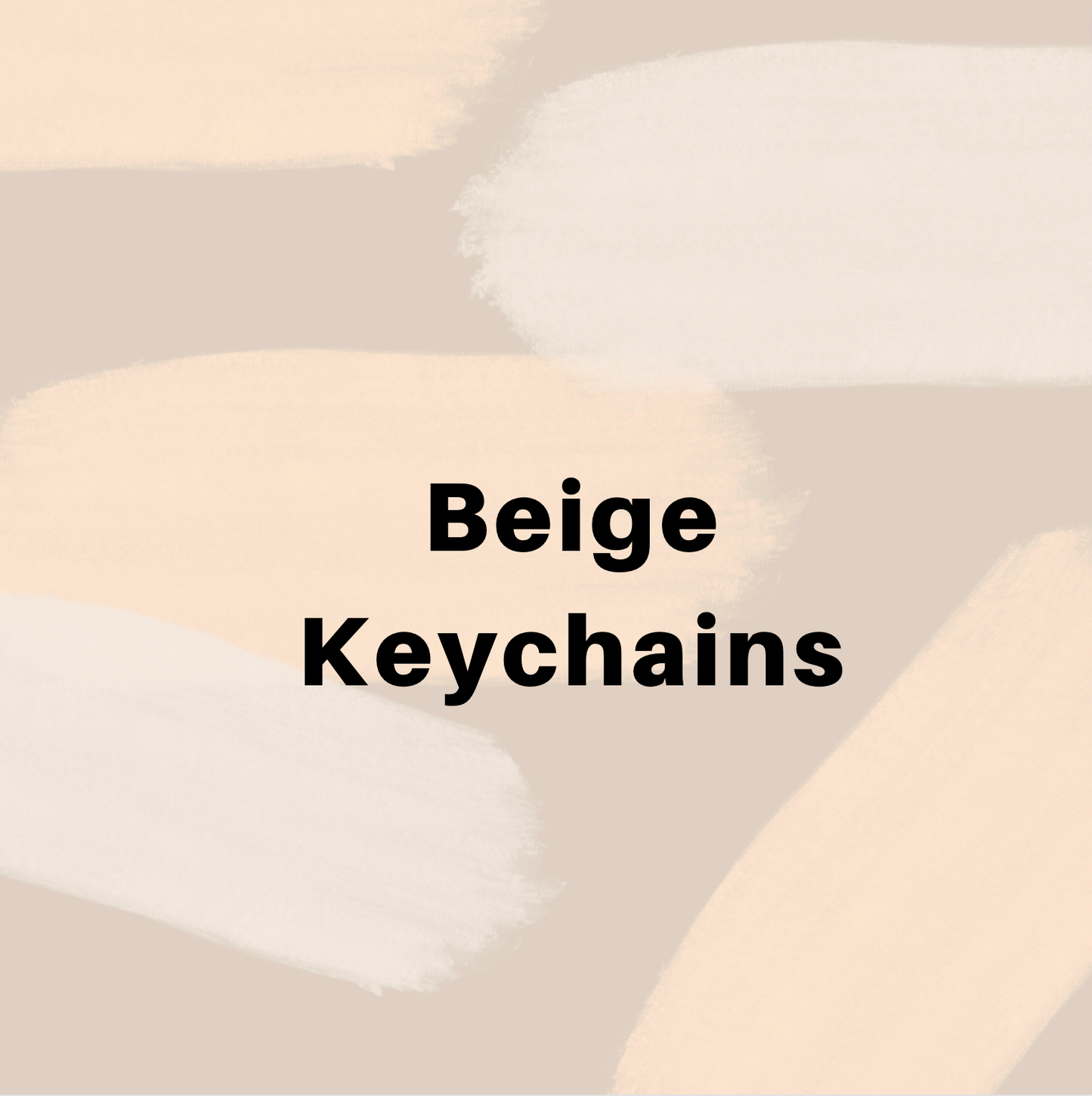 Beige Keychains