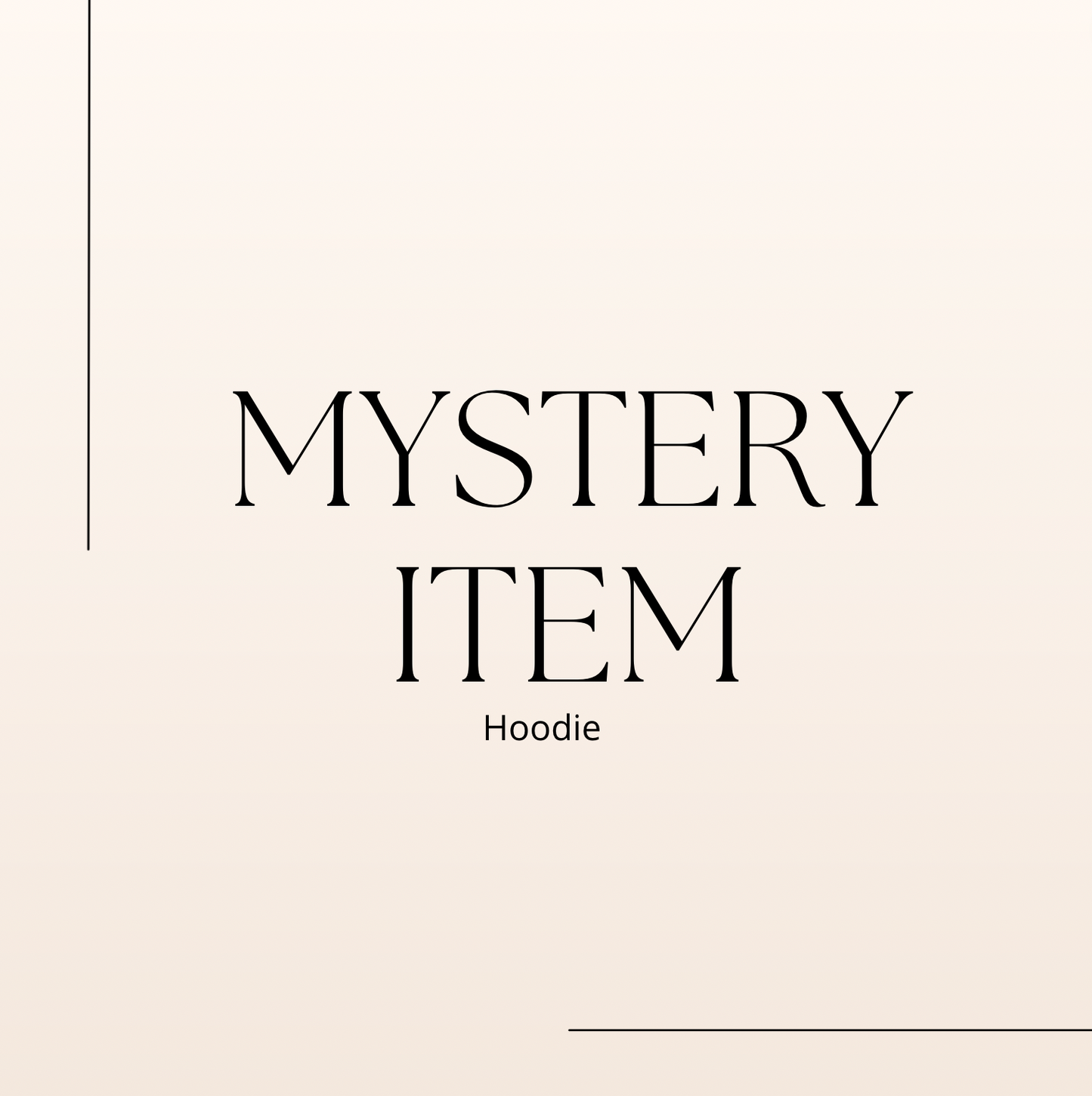 Mystery Item- Hoodie