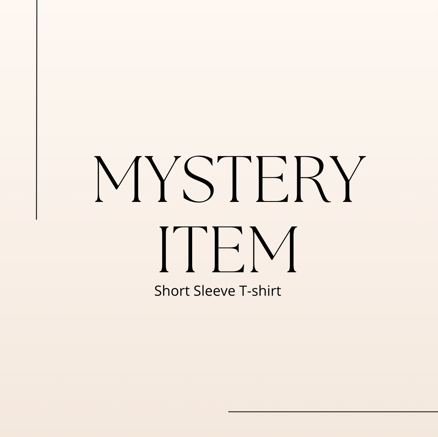 Mystery Item- Short Sleeve Tee
